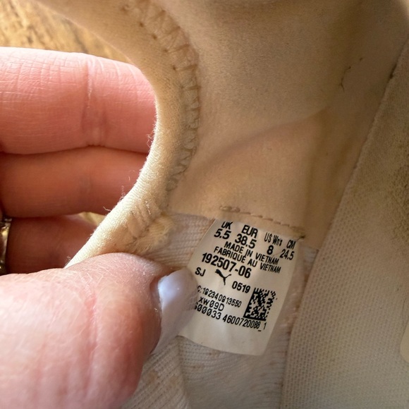 Puma Defy Mid-Core Cream/Yellow Training Sneakers Size 8 - Picture 7 of 7